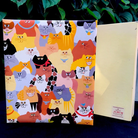 Hallmark Other Vintage Nos Hallmark Cartoon Cat Photo Album Nib